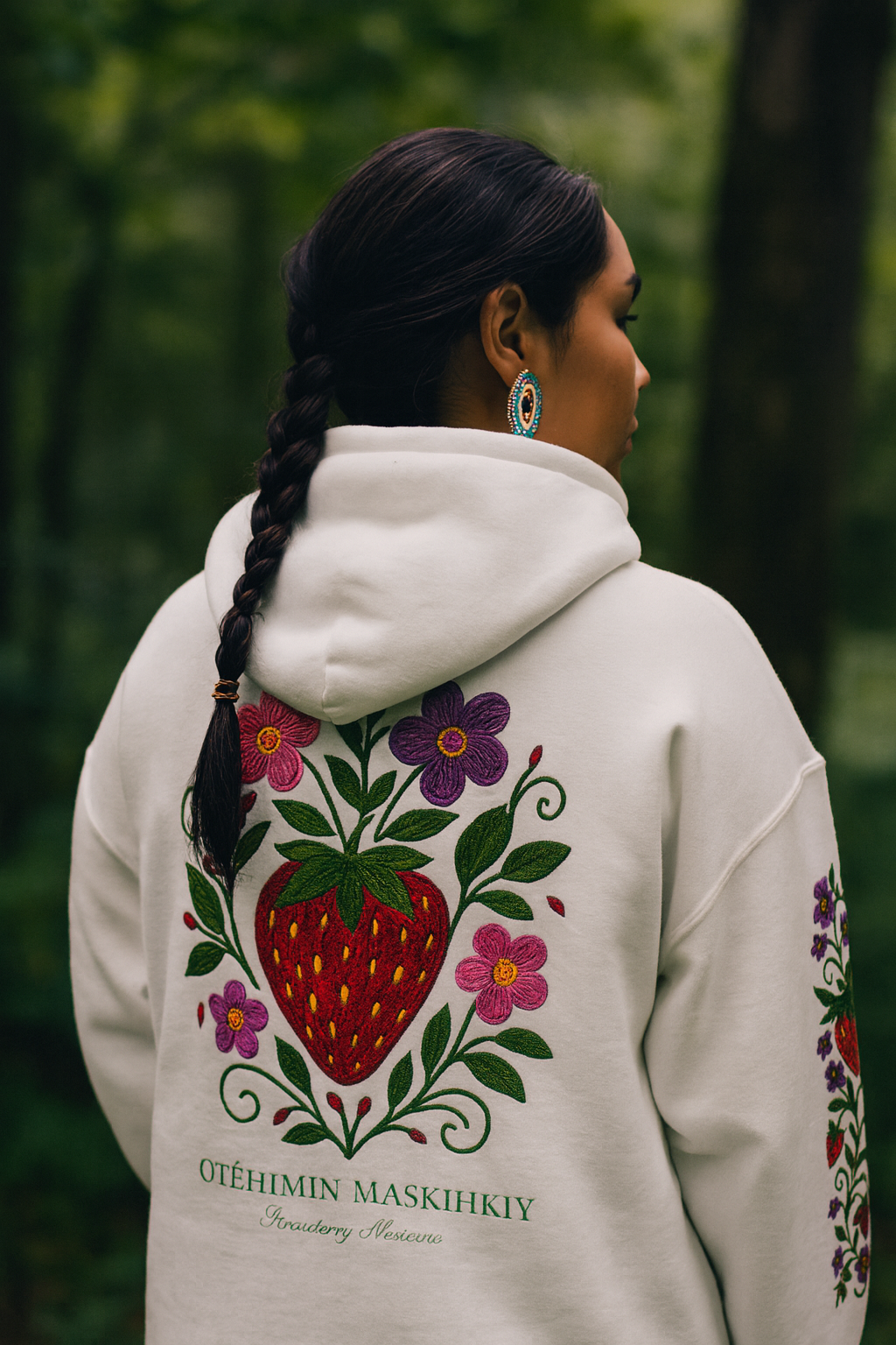 OTÊHIMIN MASKIHKIY | Strawberry Medicine Hoodie –  Cree for “Heart Berry Medicine”