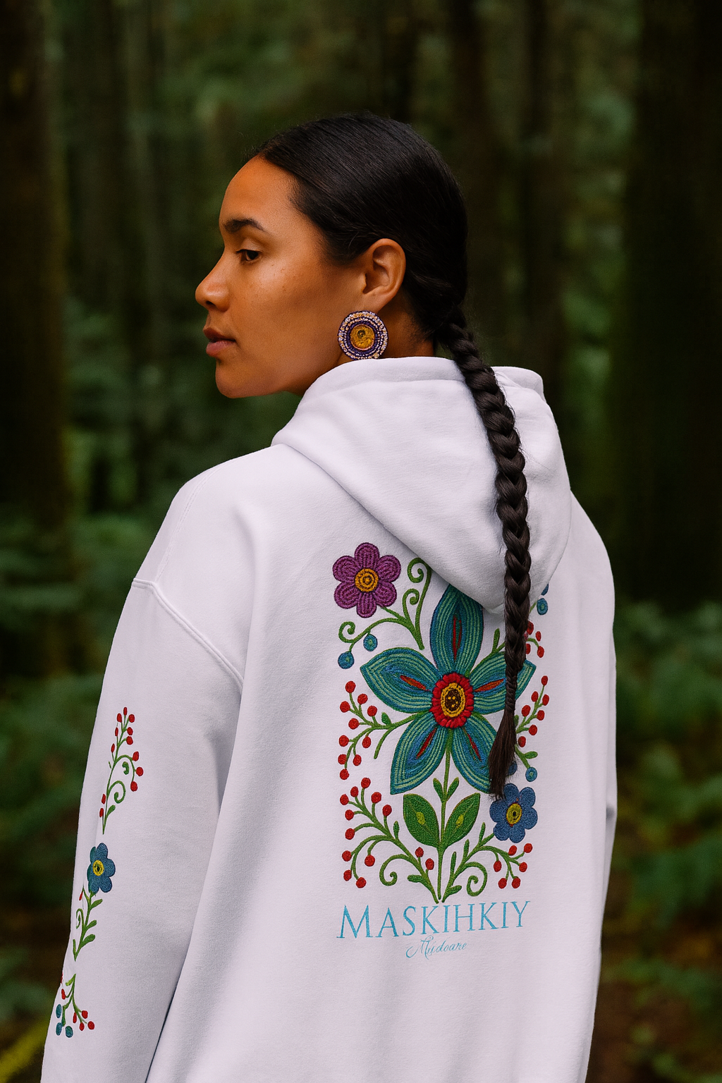 MASKIHKIY – The Medicine Flower Hoodie
