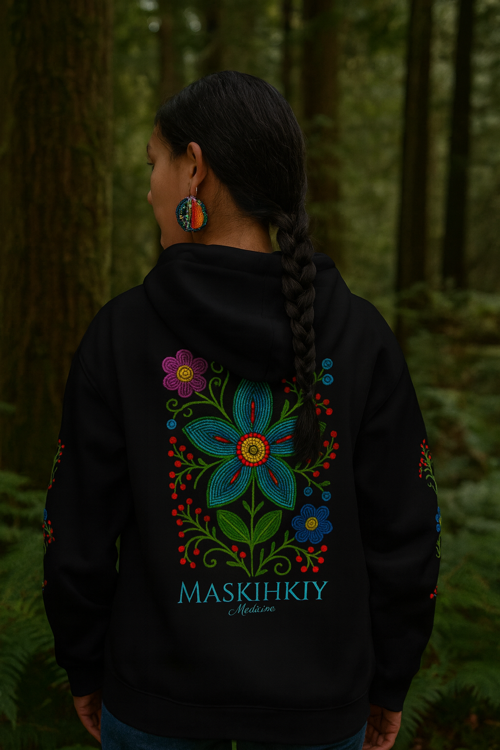 MASKIHKIY – The Medicine Flower Hoodie
