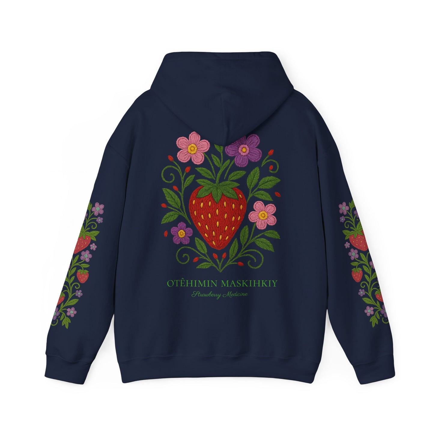 OTÊHIMIN MASKIHKIY | Strawberry Medicine Hoodie –  Cree for “Heart Berry Medicine”